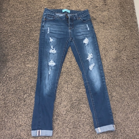 blue skinny jeans - Picture 1 of 3